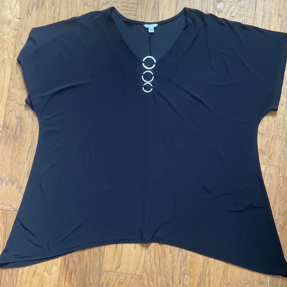 Womens black top size 22/24W from Cato